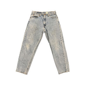 RARE VTG 90s Levi's Men's 550 Relaxed Tapered Leg Orange Tab Light Wash 33x30‌